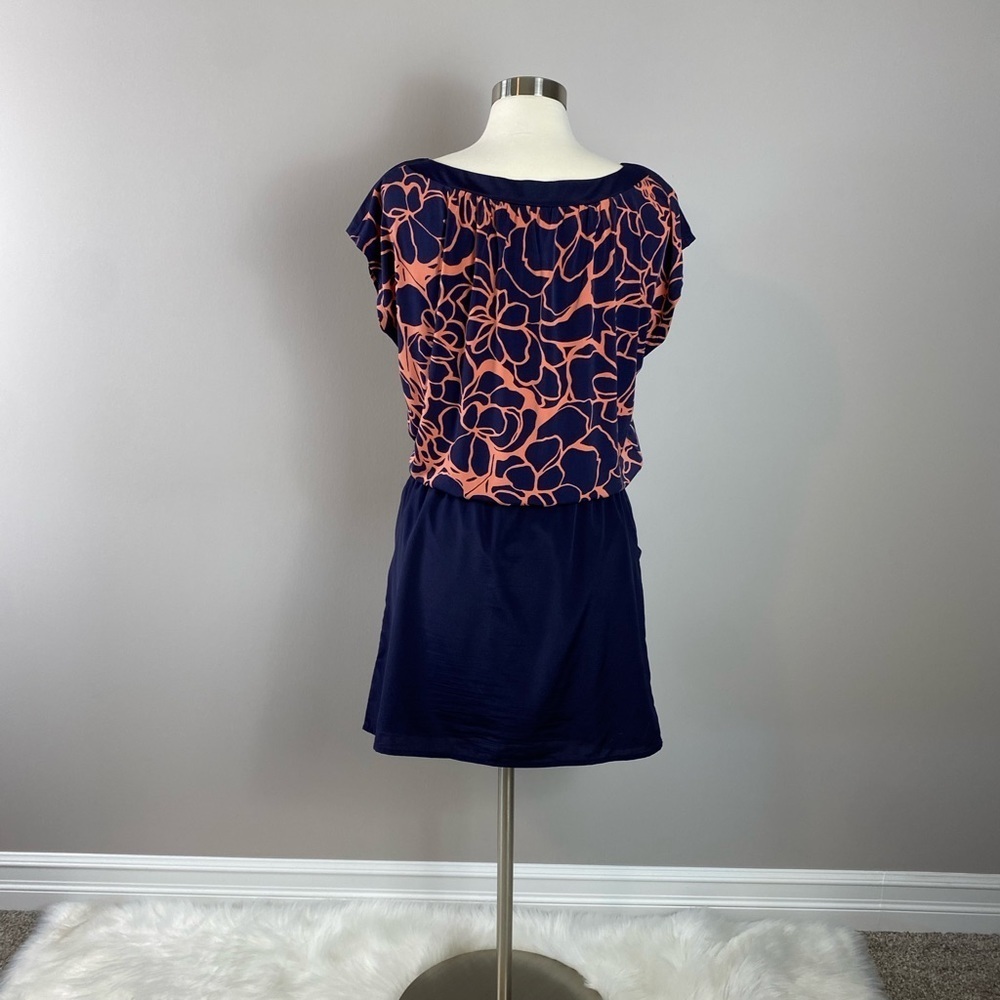 The Limited x Outback Red Shift Dress Pockets Workwear Office Navy Med - Picture 3 of 9